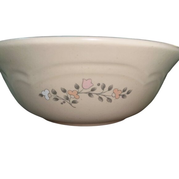 Pfaltzgraff Remembrance 436 8" Vegetable Bowl 1Qt Floral Stoneware Used Replacem - Picture 5 of 16